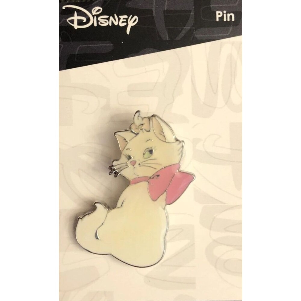 Disney pin Marie the Aristocats kitten aristokittens pink bow cat Neon Tuesday